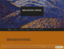 Tablet Screenshot of brandonkrieg.com